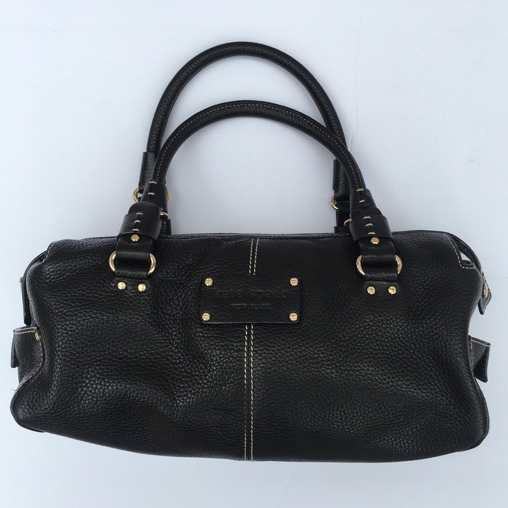 Kate Spade black leather handbag